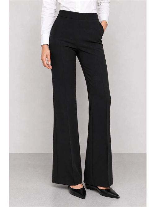Pantaloni da donna sartoriali a vita alta con tasche KOCCA | YOGHI/00016